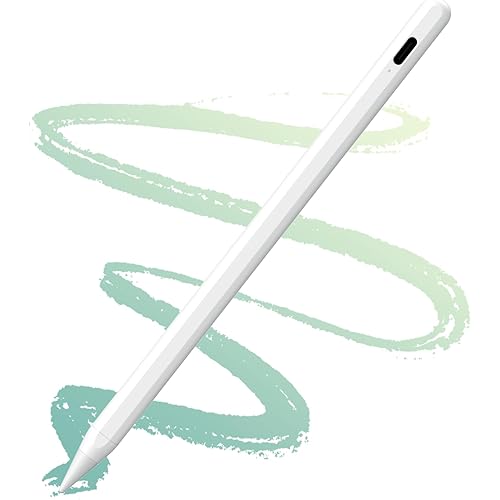 Stylus Pen for iPad 6th-11th Generation, 10 Mins Fast Charge with Tilt Sensitivity & Palm Rejection, Compatible with Apple iPad 2018-2025, iPad Air 3/4/5/M2/M3, iPad mini 5/6, iPad Pro 11"/12.9"/M4