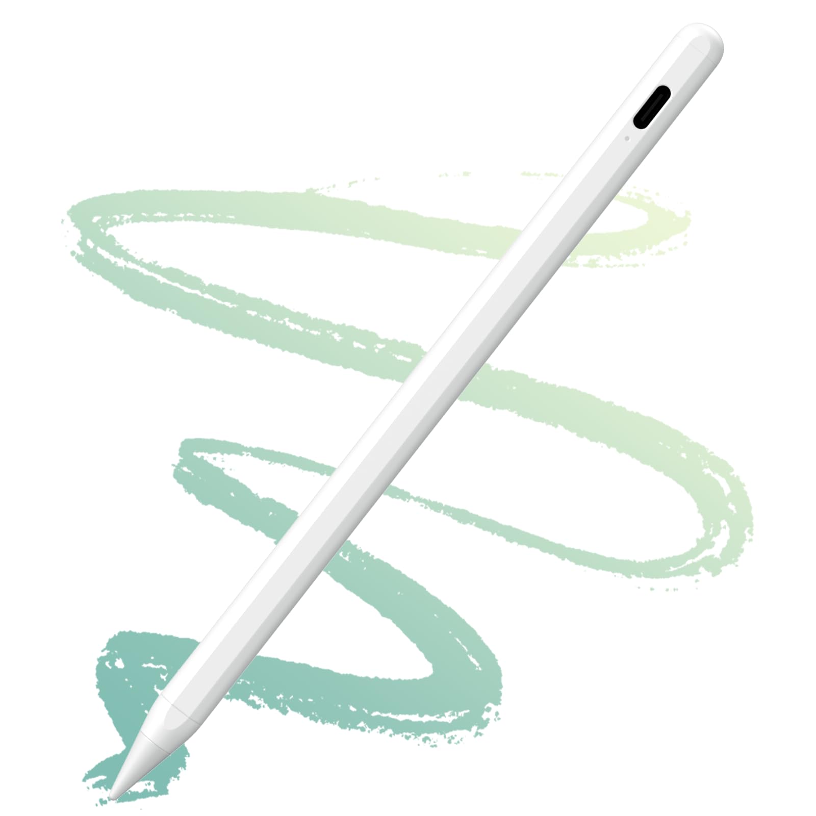 JAMJAKE Stylus Pen for iPad, 10 Min Fast Charge Apple iPad 10th Generation Pencil Work for Apple iPad Pro 11/12.9", iPad 6-10, iPad Air 3-5, iPad Mini 5/6