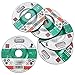Price comparison product image Connex COX938016 Cutting Disc for Stone, Multi-Colour, 125 mm, Set of 5 Piece