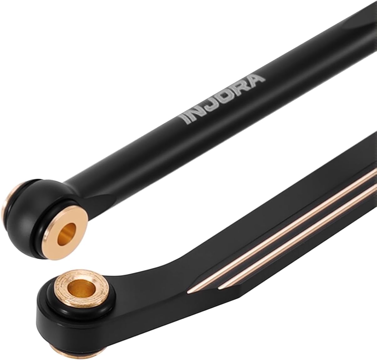 INJORA Black Brass Steering Links for 1/18 Redcat Ascent-18 APEX
