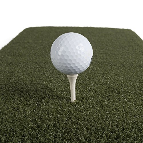 The Original Country Club Elite® by Real Feel Golf Mats® 3' X 4' Iron/Chipping Golf Mat | Heavy Duty Commercial Practice Mat | Accepts A Real Tee | Swing Down and Through | Indoor/Outdoor