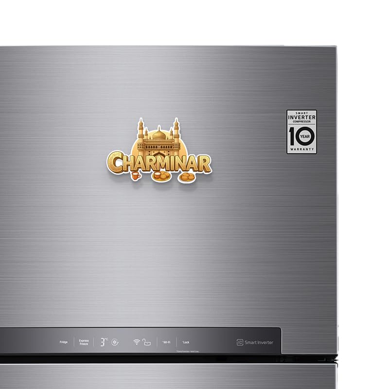 Image of Charminar Fridge Magnets, Glossy Finish, Stylish Magnet for Fridge, Wardrobe & Metal Surfaces
