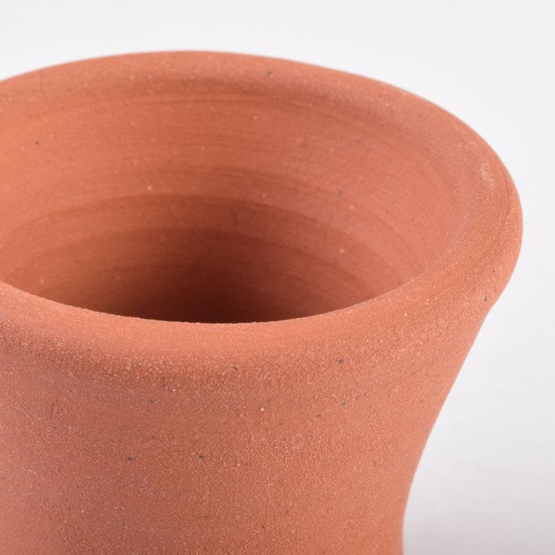 茶道具 越前焼 峰越窯 花弁刻 蓋置 共箱 C 8437 日本六