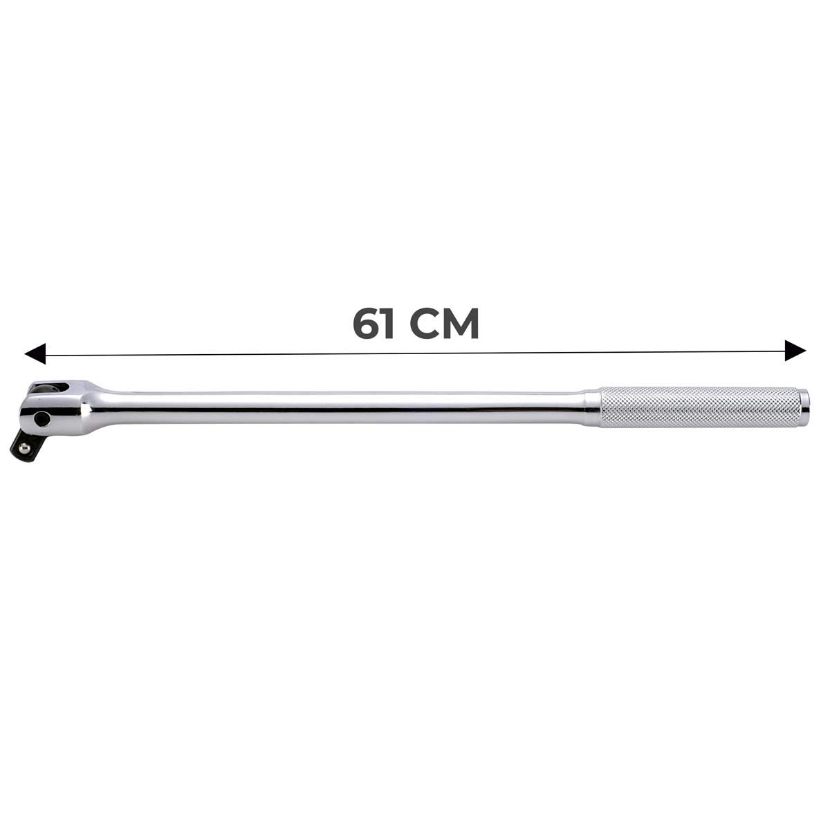 Maneral 3/4" Articulado Flexible 61 CM Llave Taller Mecánico Coche Camión - Uso Profesional LICOTA
