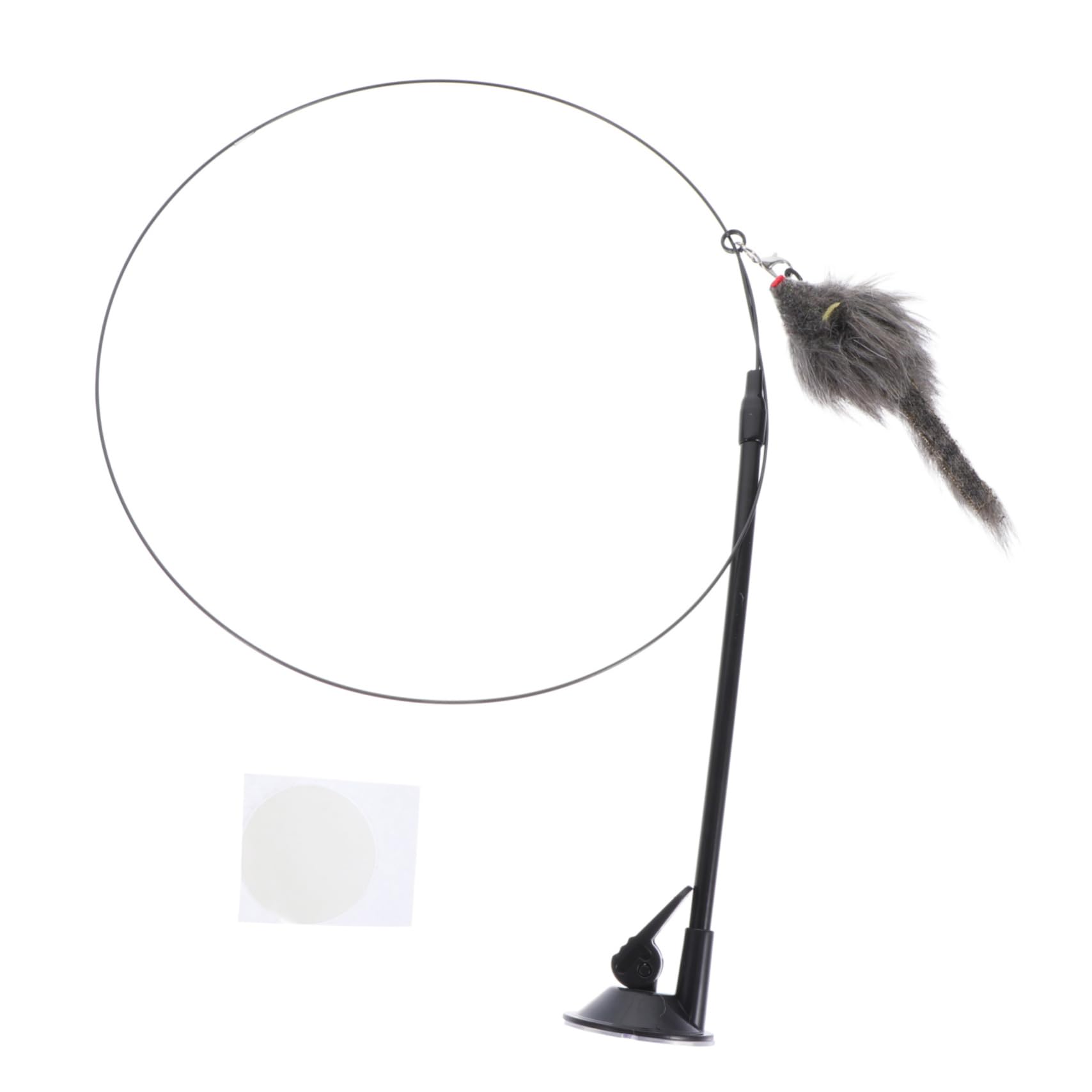Teaser Stick per gatti - Divertente giocattolo adesivo per finestra per gattini - Gioco interattivo per gatti