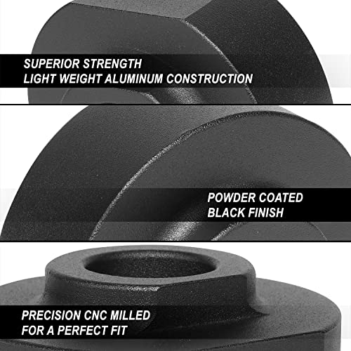 Dna Motoring Fllk-Fo-F-015 3" Front Leveling Lift Kit Strut Spacers Compatible With 1999-2020 F-250 / F-350 Super Duty 2Wd Excludes Twin I-Beam Models #TOP1