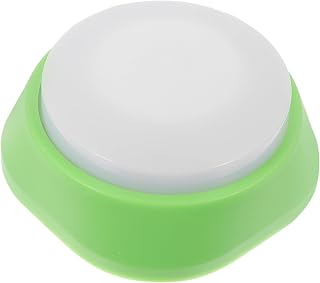 Totority Botón de Perro Grabable Interactivo con LED Comunicación de Entrenamiento Mascotas Caninos Color