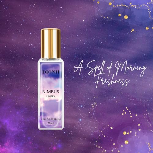 Image of Dionii NIMBUS Unisex Eau De Parfum Perfume | Long Lasting Fresh Fragrance With Neroli & Amber, 20 ML