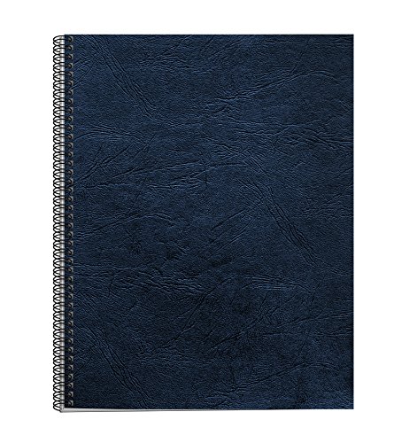 Fellowes Letter Size Binding Covers Expressions Grain, 50-Pack, Navy (52124) #TOP3