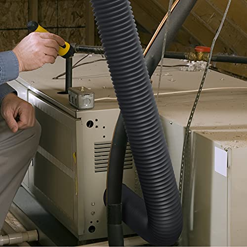 Ipower Flexible 4 Inch 8 Feet Aluminum Ducting 4 Layer Protection Dryer Vent Hose For Hvac Heating Cooling Ventilation And Exhaust, 2 Clamps Included, Gray #TOP7