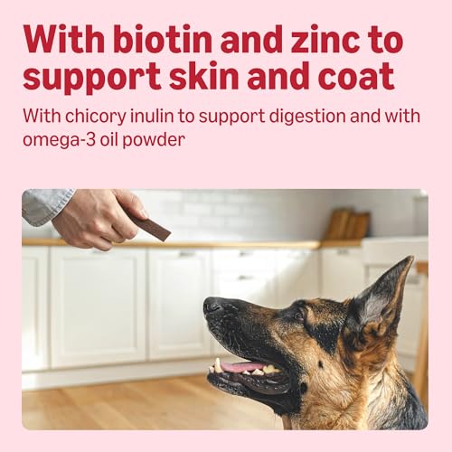 by Amazon - Leckerlis für Hunde - 20 Streifen Rindfleisch, 200 g