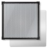  Creality - Tavolo da lavoro a nido d\'ape, 500 x 500 mm, in acciaio, per incisione laser e taglierina laser, con lamiera di acciaio, tavolo da taglio a nido d\'ape per incisione laser (50 x 50 x 2,2 cm)