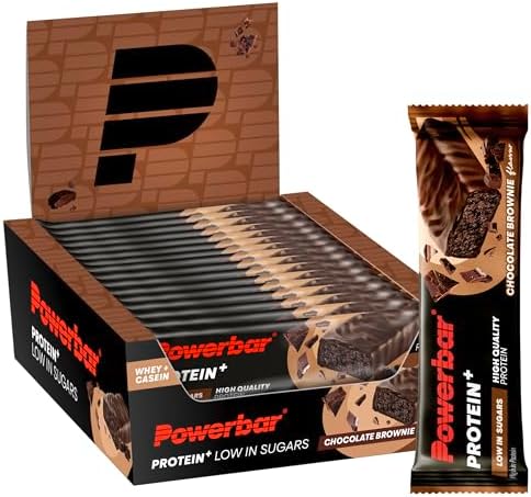 Powerbar Protein Plus Low Sugar Bar (16x35g) Chocolate Brownie - Bars - Protein Bars