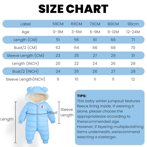 gepolsterte Kapuze mit Kunstfell - Detailansicht von JiAmy Baby Winter Overall Deal – Dealfoxx.de