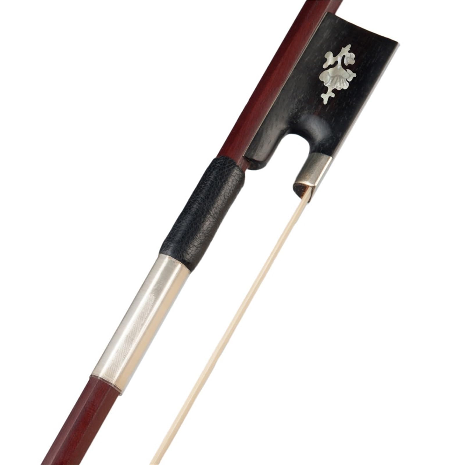 Arcos De Violín Profesionales Arco De Violín Profesional Madera Rosca Plateada Cordal Ébano Baqueta Para Arco(4-4)