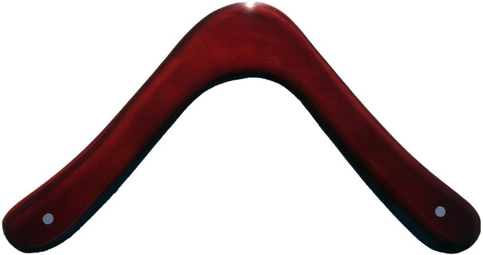 Colorado Boomerangs Range Master Australian Wood Boomerang. Hand Crafted Wooden Boomerang Made by an Austalian National Champion - Jarrah Finish.