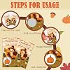 Happy Thanksgiving Scratch Off Game Cards, 50 Pack Turkey Pumpkin Party Games for Adults, Fall Party Activities, Autumn Dinner Ice Breaker, Family Gathering A02