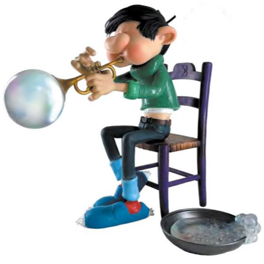 COLLECTOYS PLASTOY : GASTON - FIGURE - GASTON INVENTION: THE SOAP BUBBLE TRUMPET