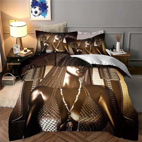Parure de lit king size microfibre confortable housse de couette jaune d'œuf - 6