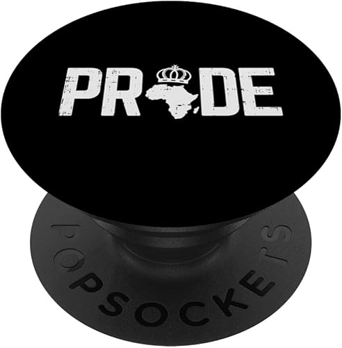 Miniatura 6 de Pride Africa Map Black History Pride African American Gift PopSockets Grip and Stand para teléfonos y tabletas PopSockets MagSafe PopGrip para iPhone
