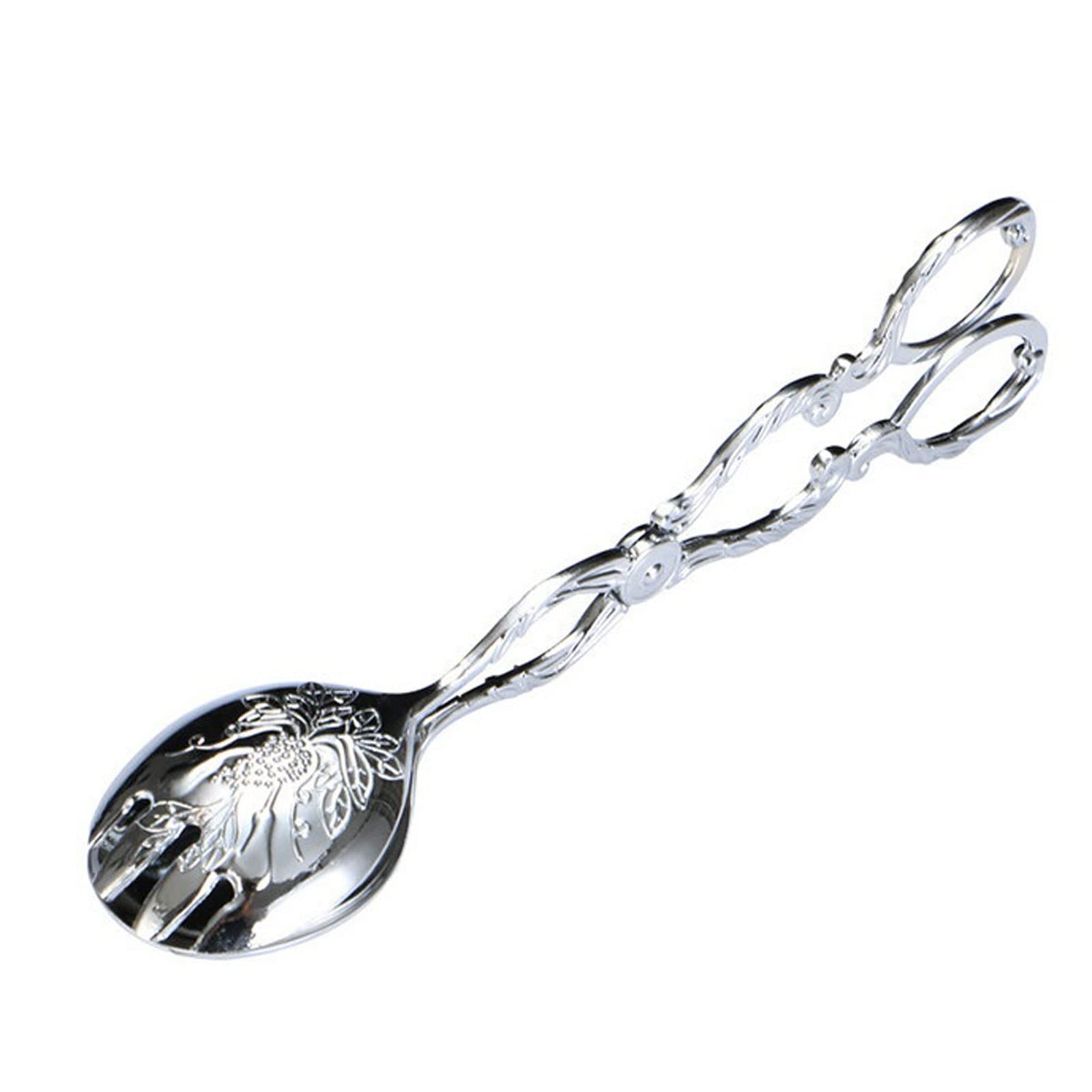 JINGYAN Pinze per Ghiaccio Food Scissors, Bread, Cake, Dessert, Salad, Biscuits, Outdoor Tools