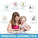Toddler Books Educational Learning Toys for for 2+ 3 4 Year Old - Pre-Assembled Stickers & Reusable Activities Homeschool - Birthday Gifts for Girls Boys Ages 3 and Up - Toddler for Kid