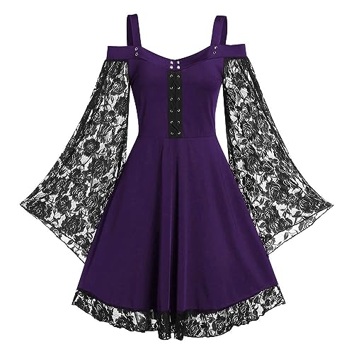 OIOLOYJM Sexy Plus Size Halloween Costumes Woman 2025 Witch Costume Women Vampire Gothic Corset Renaissance Dresses Clothes