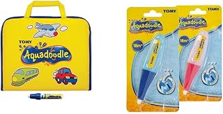 Aquadoodle 14773 Colour Doodle Bag-Mess Free Fun for Children Aged 18 Months+ & Easy Grip Water Pen, Mess Free Colouring for Water Mats, Toy Baby Accessory