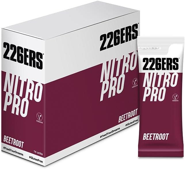 226ERS Nitro Pro beetroot, in single-serve sachets and a 290 g tub