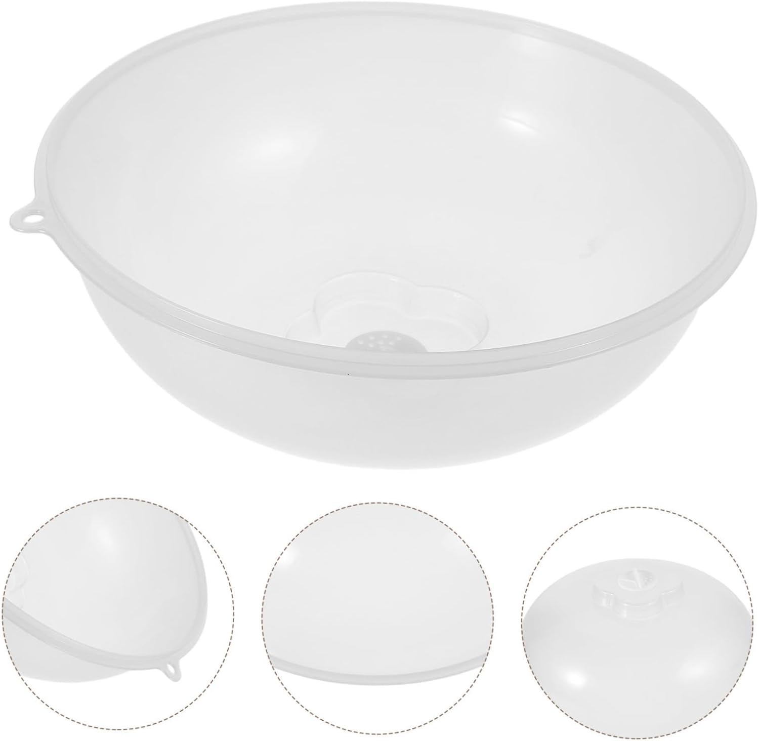 SHOWERORO Microwave Plate Cover Food Splatter Guard Reusable High-temperature Microwave Heating Cover for Kitchen Prevents Food Splatters