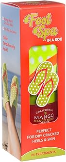 California Dreaming Foot Spa Kit with Mango Mend for Cracked Heel Repair