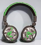 YZSY Artists Edition - Auriculares con Cable Camuflaje, Color Verde