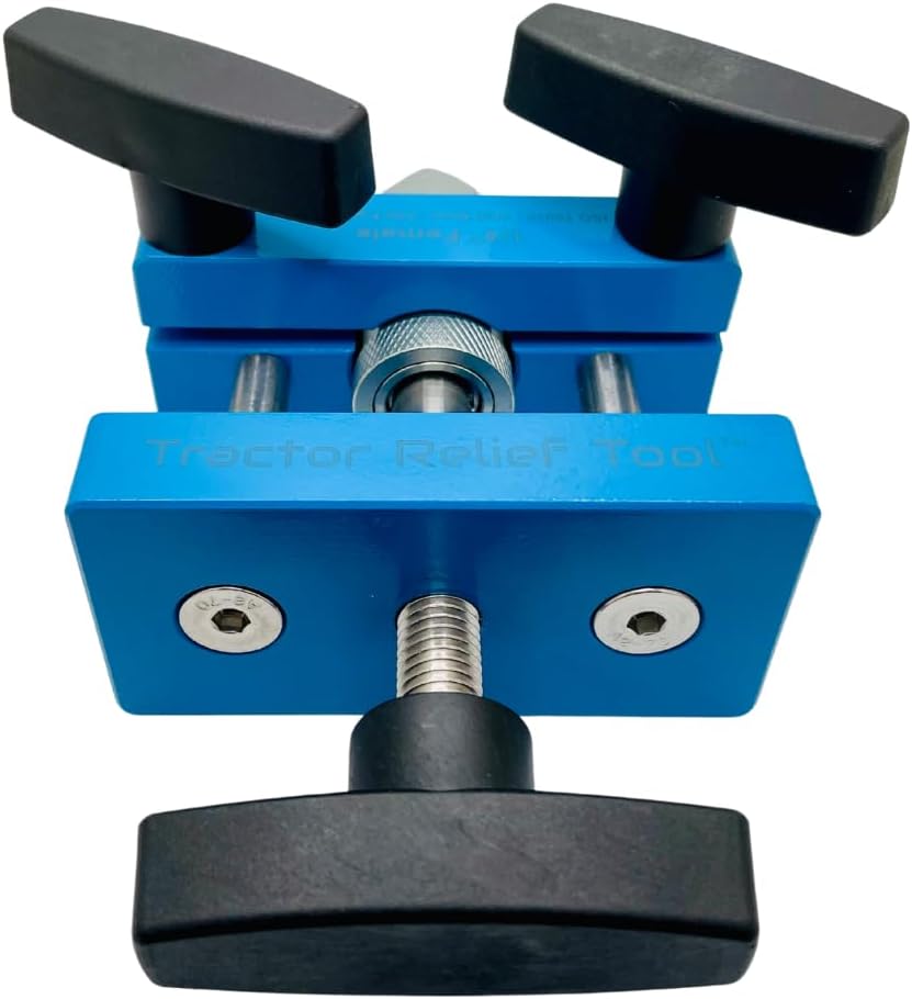 1/4" ISO 16028 Flat Face Skid Steer Female Hydraulic Quick Coupler Pressure Decompression Relief Release Tool by Tractor Relief Tool™