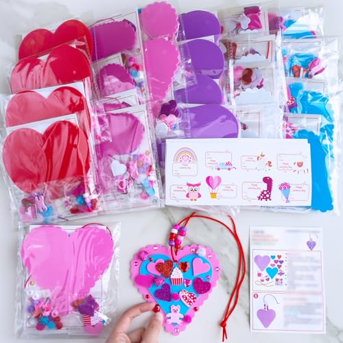 Activité salle de classe Saint-Valentin cœur mousse pour loisirs créatifs - 4