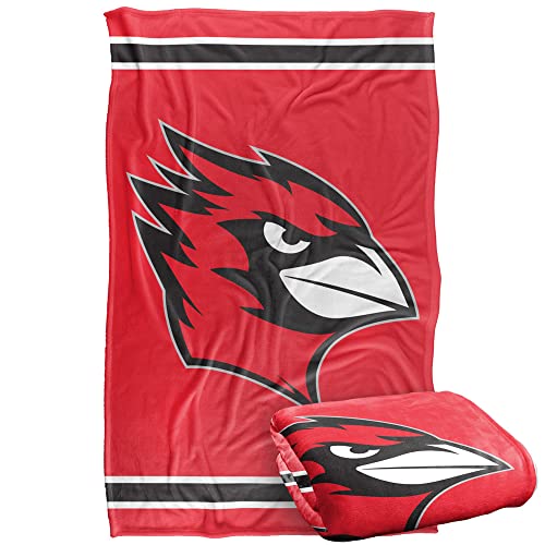 Wesleyan University Cardinals Blanket, 36"x58" Primary Logo, Silky Touch Super Soft Throw