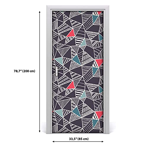 Renueve puertas viejas sin obras usando el vinilo autoadhesivo e impermeable de 85x200 cm 3