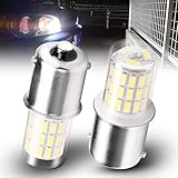 S25 led シングル バックランプ LED ホワイト6000K 超高輝度 G18 BA15S P21W S25 シングル球 汎用 変換 12V-24V車用 (2個入り)
