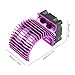 Radiator silnika, akcesorium RC Radiator RC, radiator silnika z wentylatorem chłodzącym Model samochodu akcesorium do zlewu RC akcesorium samochodowe do elektrycznego samochodu RC 550 w(purpurowy)