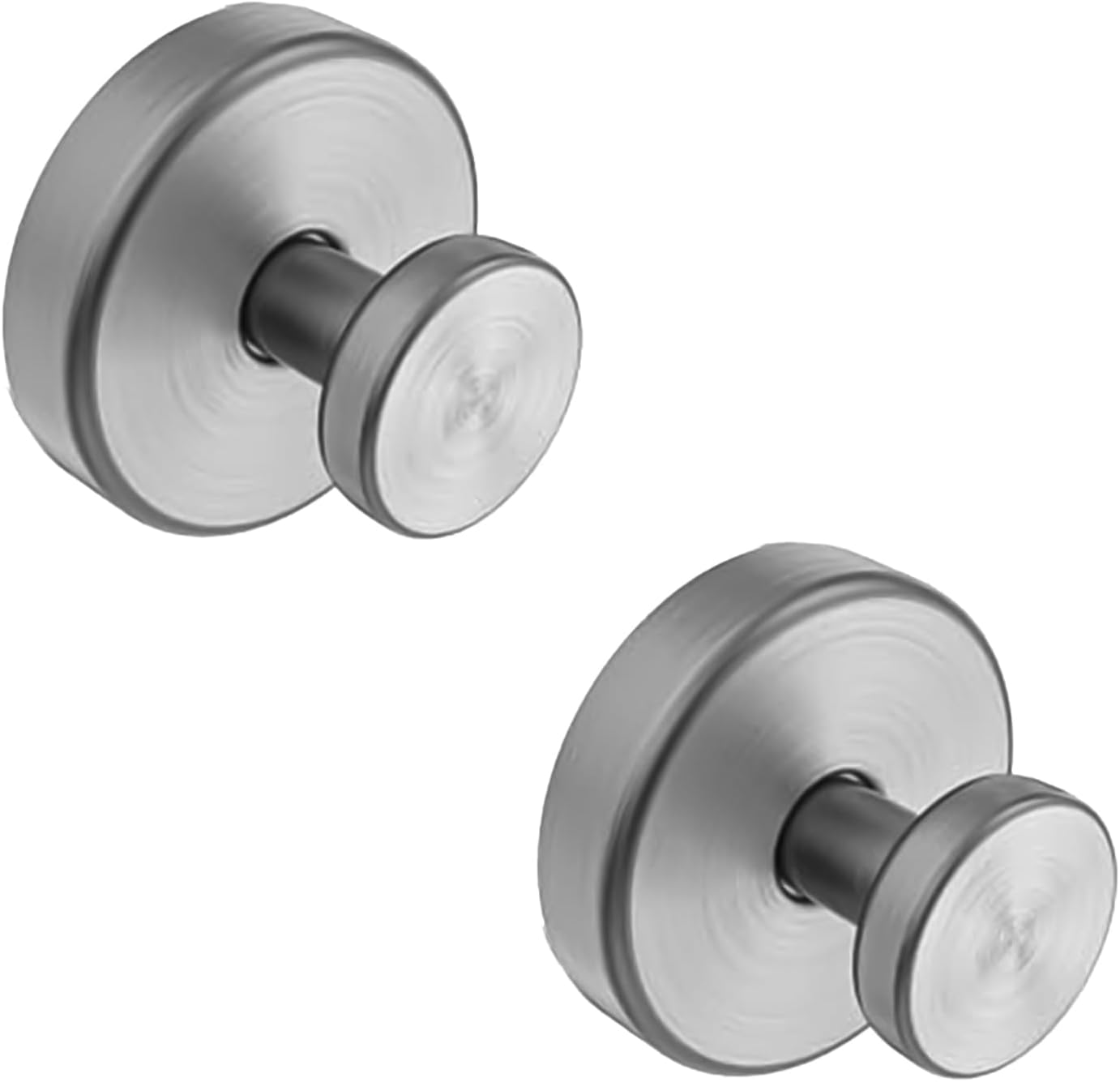 2-Pack Suction Cup Hooks for Shower, Heavy Duty No Drill Bathroom Hooks for Towels, Robes, Loofah – Mount on Glass, Mirror, Tile, Smooth Non-Porous Surfaces