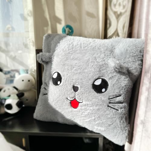 Miniatura 4 de Odiwen Cojín Decorativo, Cojín Peluche, Cojines Decorativos, Almohada De Peluche Para Niños, Almohada Decorativa Para Habitación De Bebé