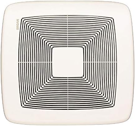 Broan-NuTone Very Quiet Ceiling Bathroom Exhaust Fan, ENERGY STAR Certified, 0.3 Sones, 80 CFM