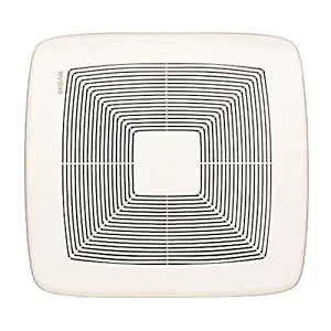 Broan QTXE080 Ultra Silent Bath Fan, 80 CFM, White Grille