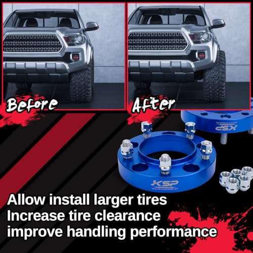 Image of KSP 1.25inch 5X150 Hubcentric Wheel spacers for 2007-2021Tundra