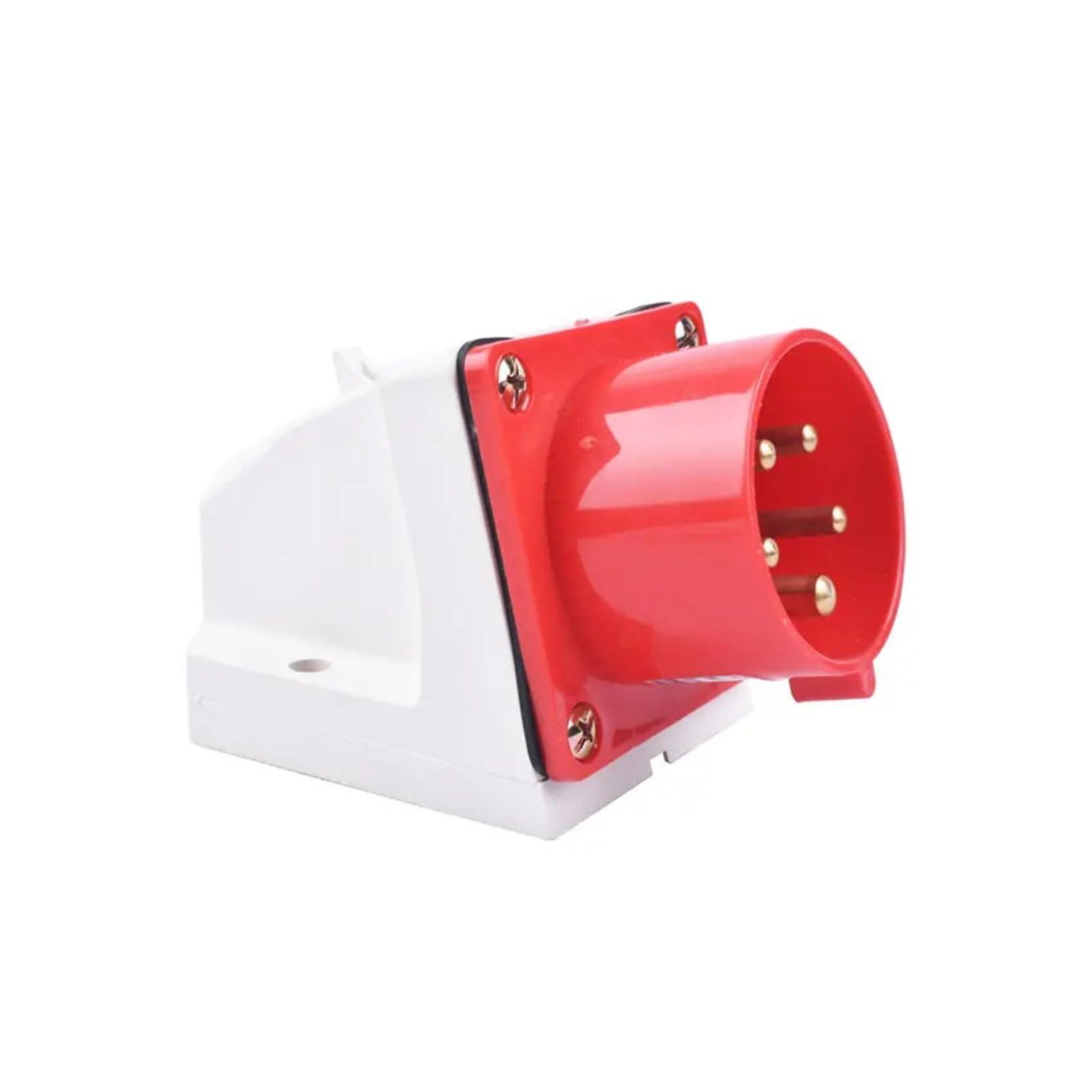 Spina e presa industriale IP44 16A/32A, connettore impermeabile a 3 pin, 4 5, collegamento elettrico, parete (Wall Mounted Plug, 32A-4P)