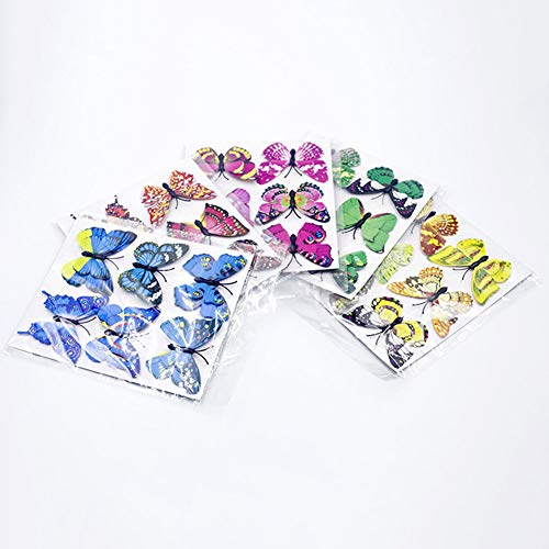 Liuqingwind 1999128-GARDENDECOR Decorative Garden Butterfly Stakes 6Pcs 3D Pvc Butterfly Simulation Ornament Outdoor Garden Shrub Party Diy Decor thumb #5