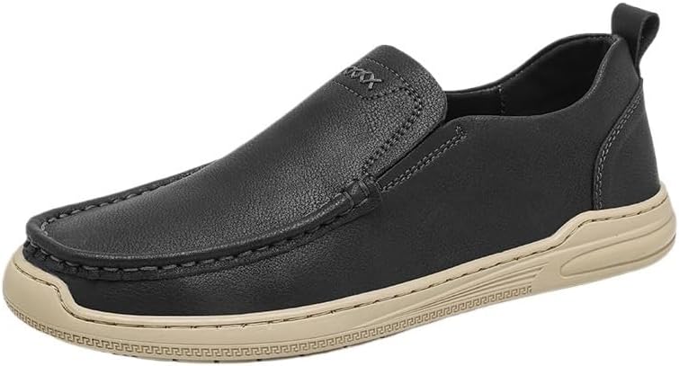 Men's Slip-on Rubber Shoes Oxford Shoes Flat-Soled Non-Slip wear-Resistant Comfortable Breathable Outdoor Casual Shoes for Men