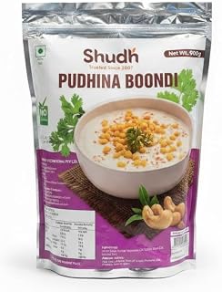 Shudh Pudhina Boondi, Traditional Indian Masala Snack Mix, 450, Vegetarian