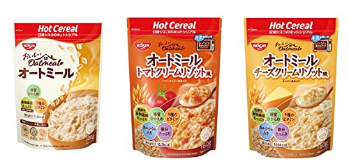 さまざまな味のオートミール