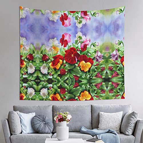 Tapisserie murale pansy perfection 152x130 cm pour deco salon esthetique