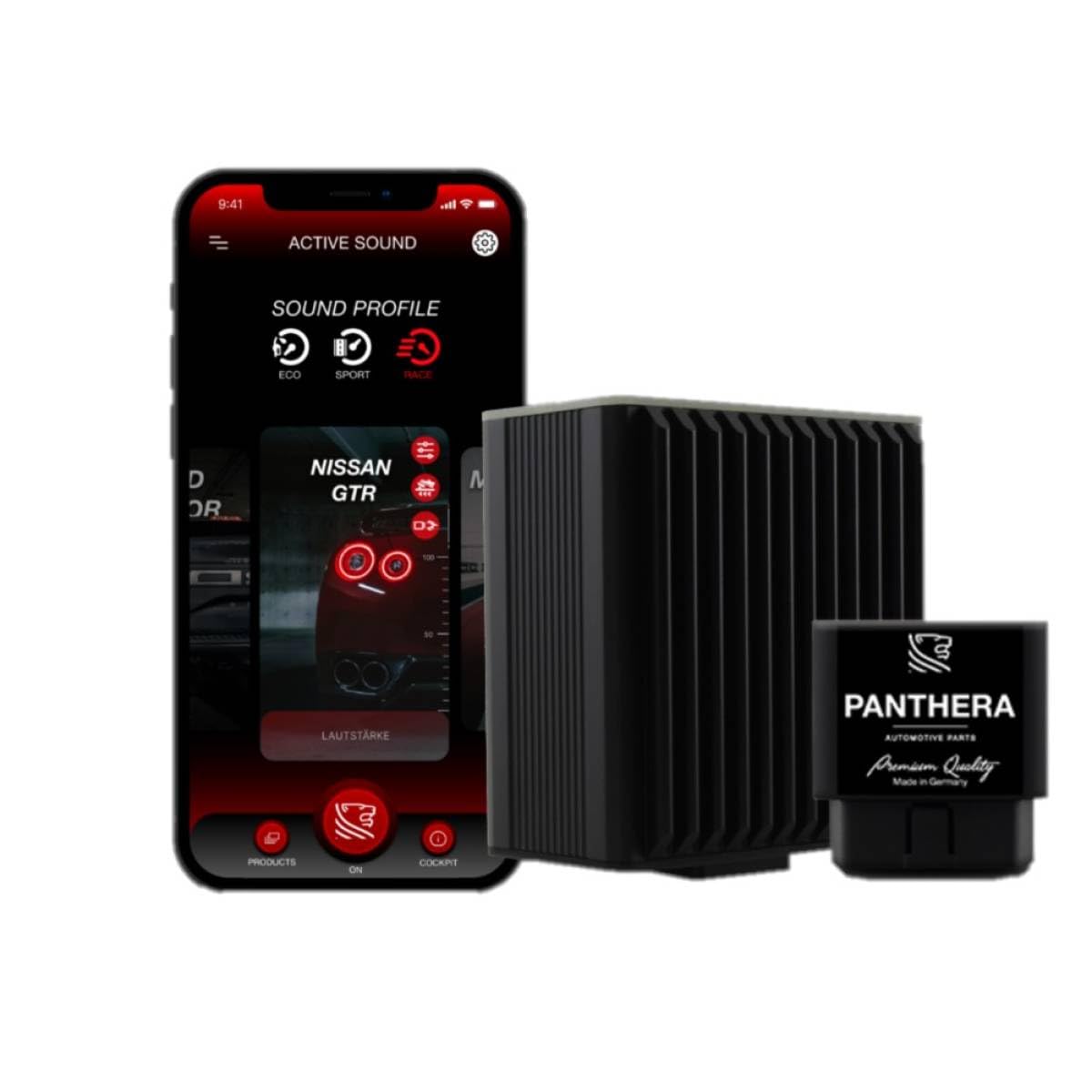 Topgear Panthera Twin - Amplificador electrónico de sonido de escape